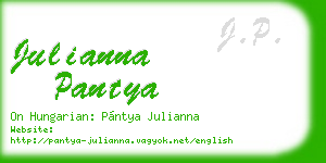 julianna pantya business card